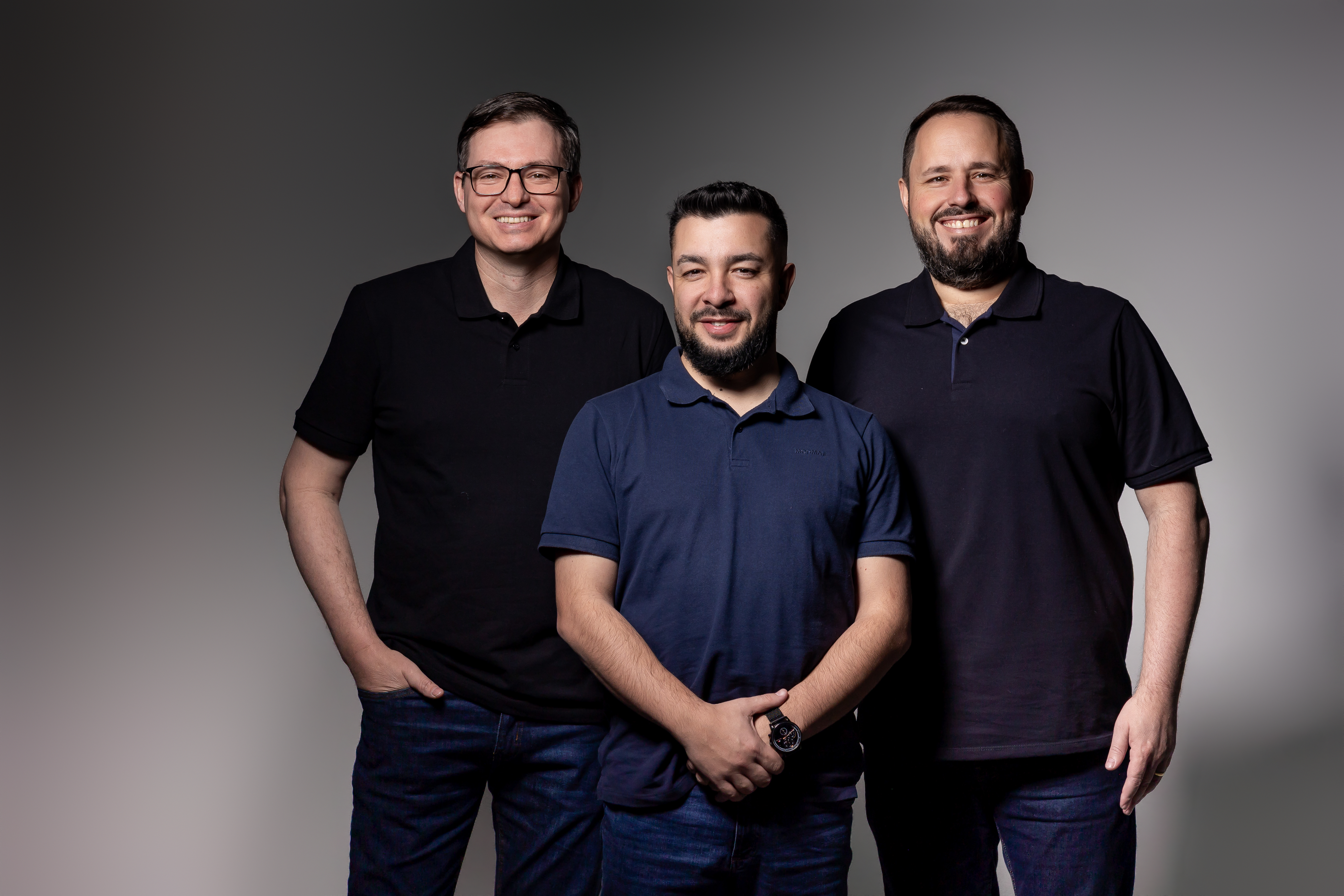 Guilherme Jacobus, Thiago Locatelli e Ricardo Zuffo — sócios-diretores da Recorp